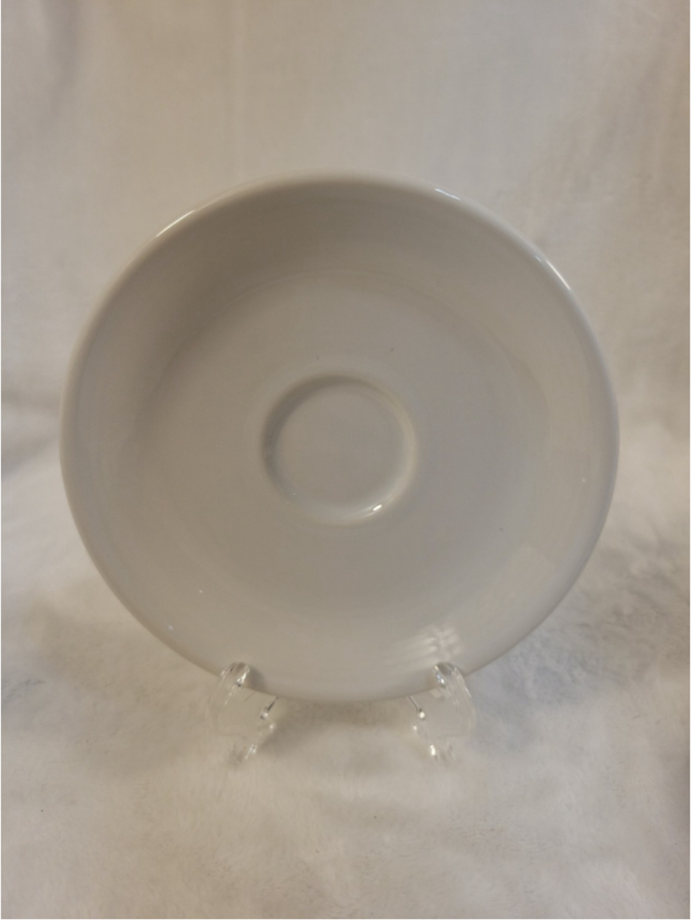 Fiesta White Espresso Demitasse Saucer Only Homer Laughlin – No Cup